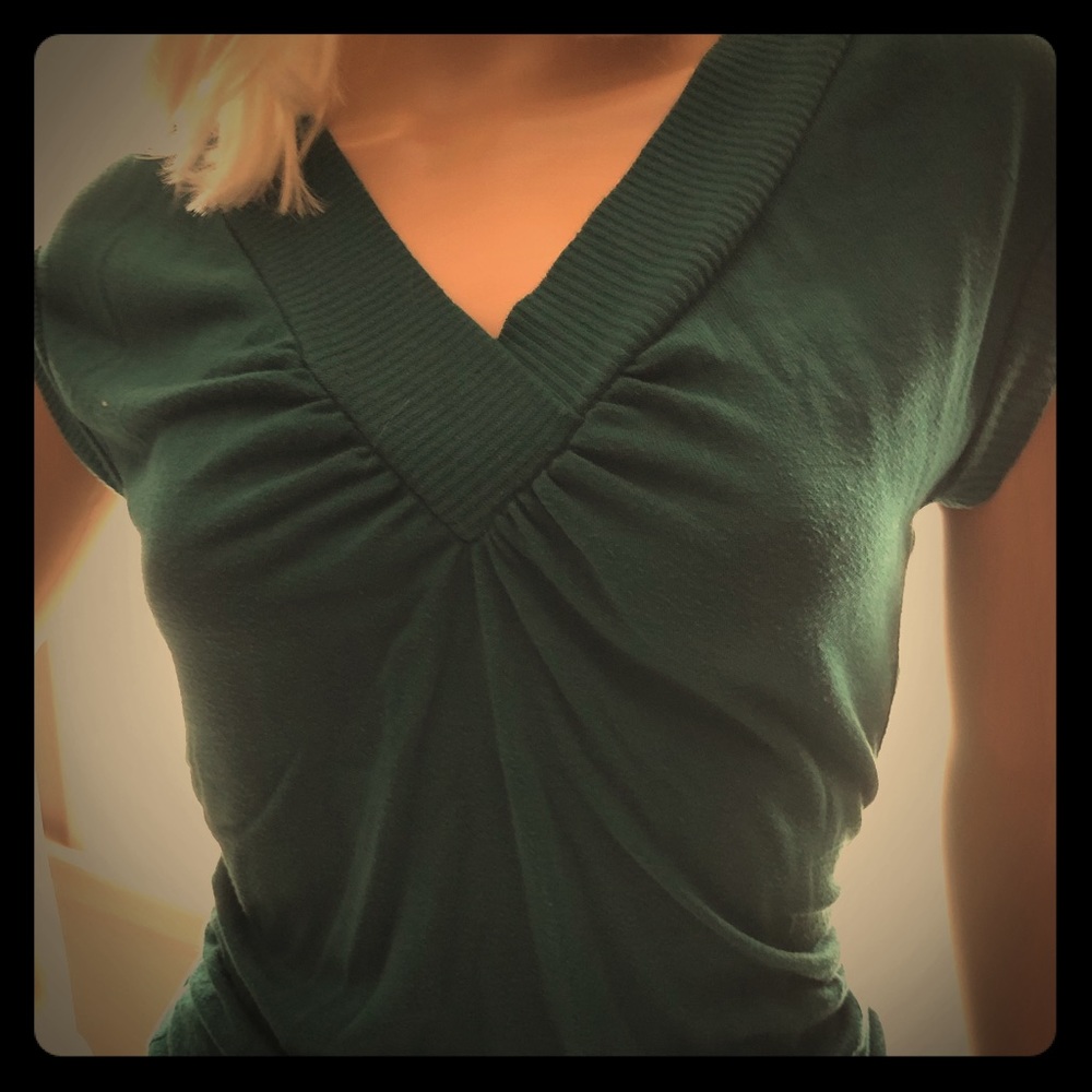 Teal Green short sleeved sweater